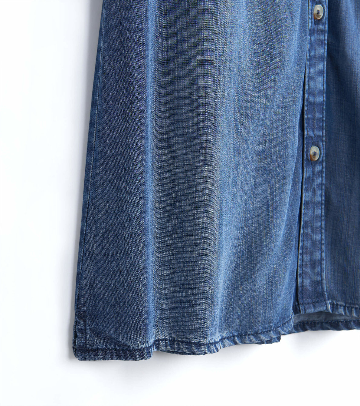 View larger image of Cara Shirt Dress - Medium Blue Wash