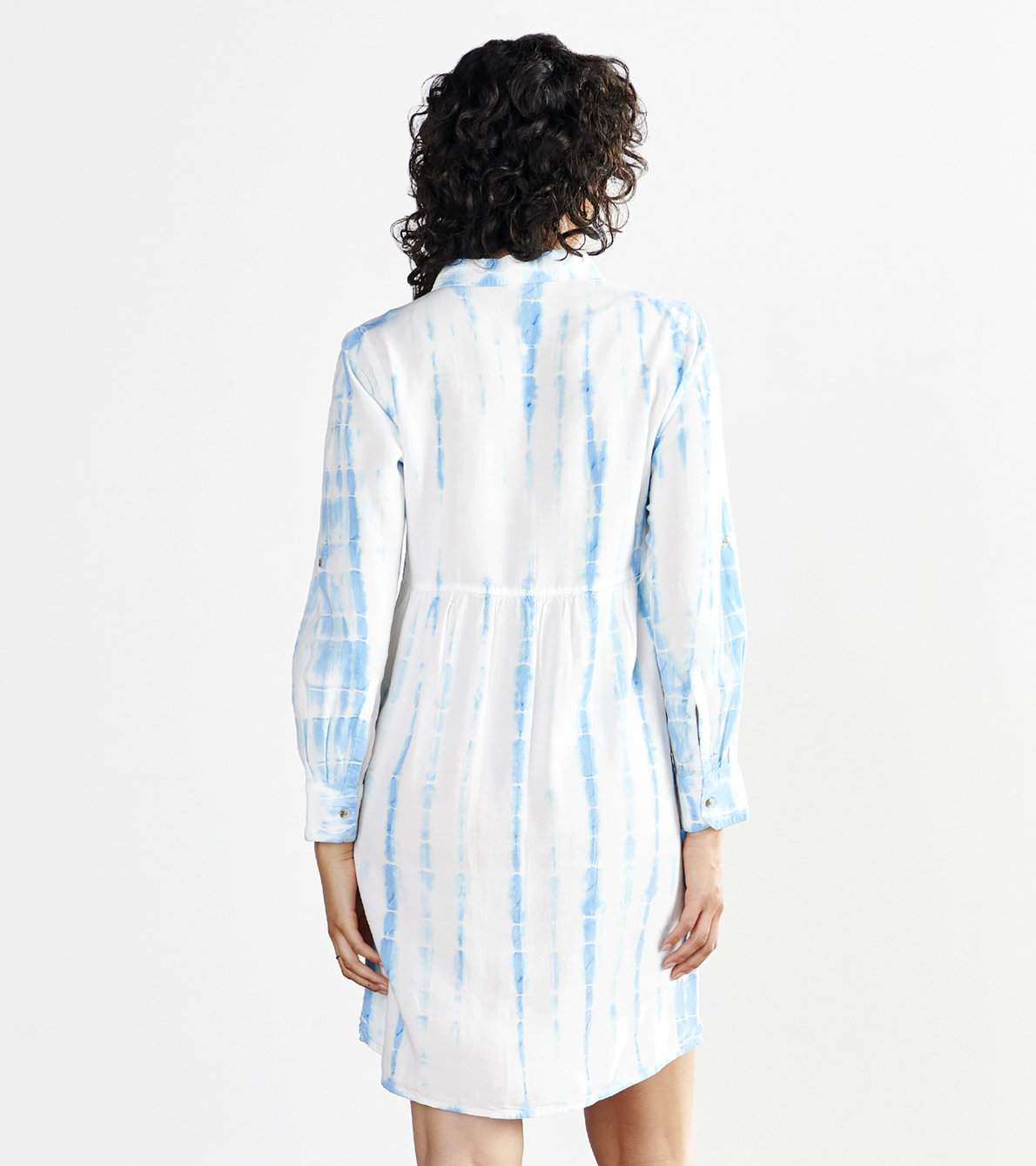 View larger image of Cara Shirt Dress - Tie Dye Stripes