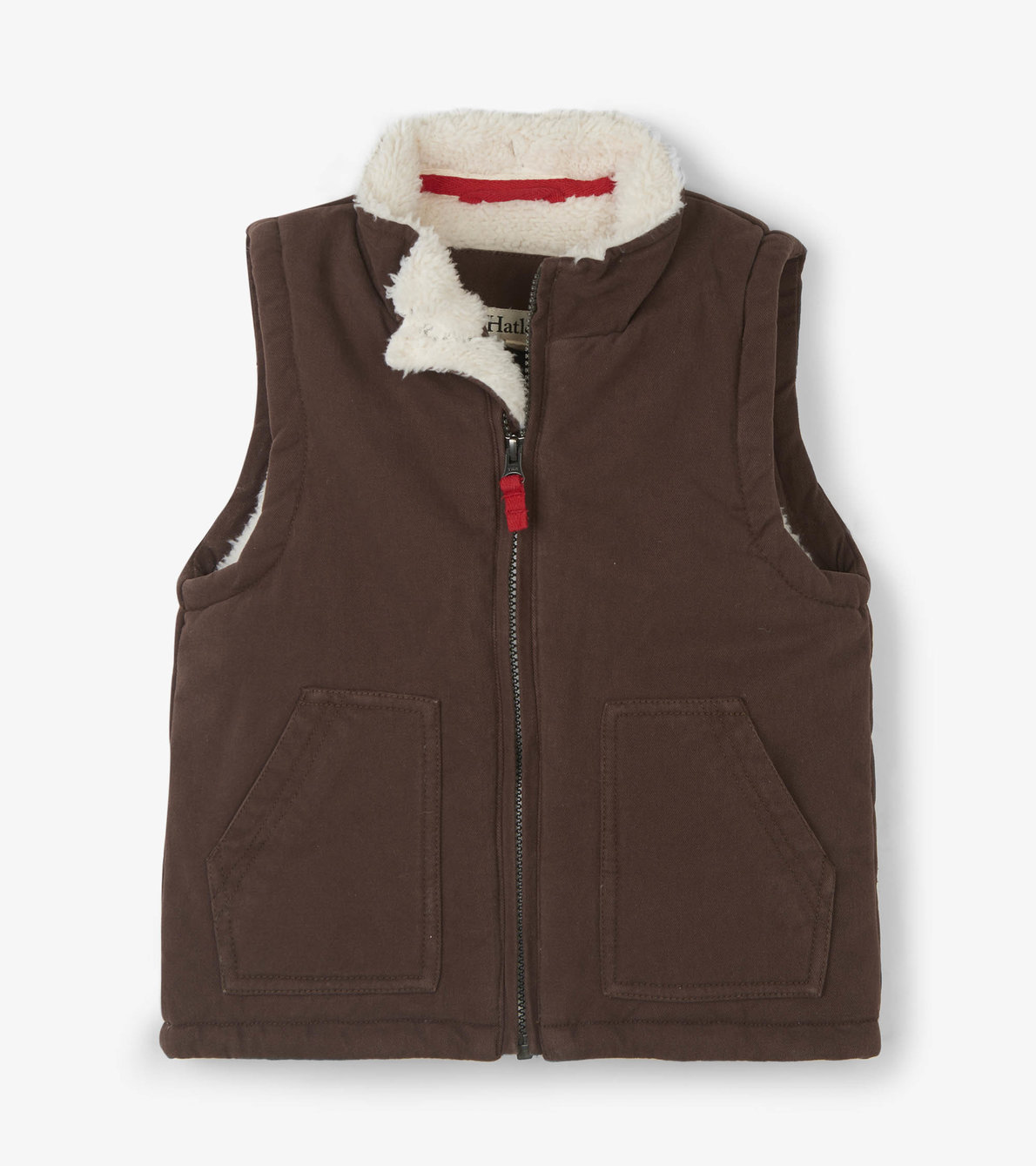 View larger image of Caramel Sherpa Lined Vest
