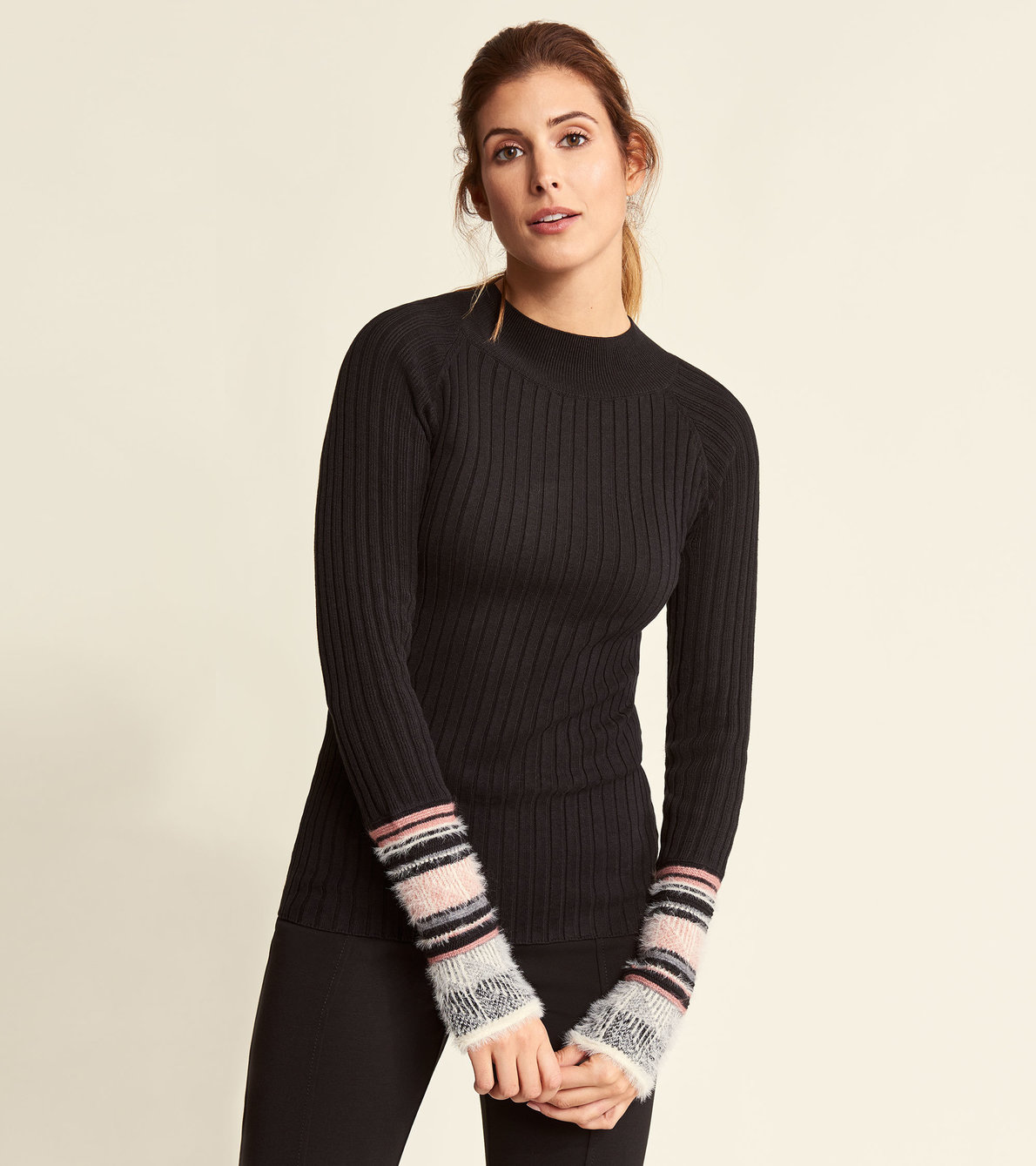 View larger image of Carey Knit Top - Black