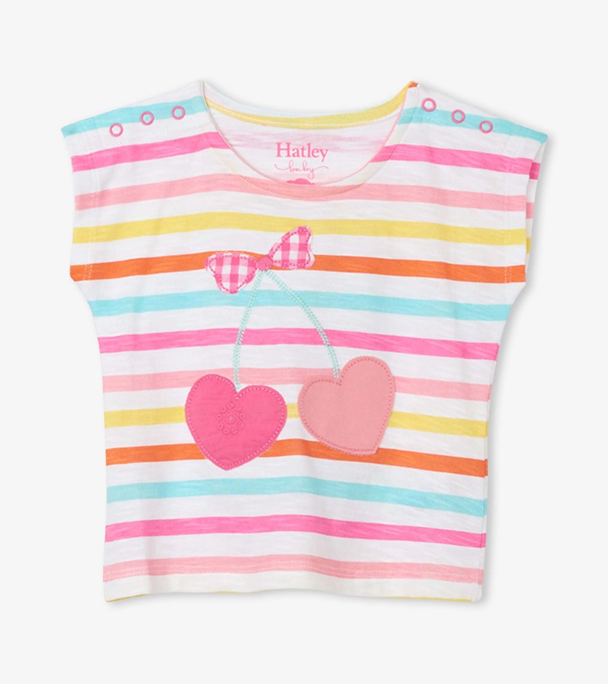 Agrandir l'image de T-shirt pour bébé – Rayures de carnaval