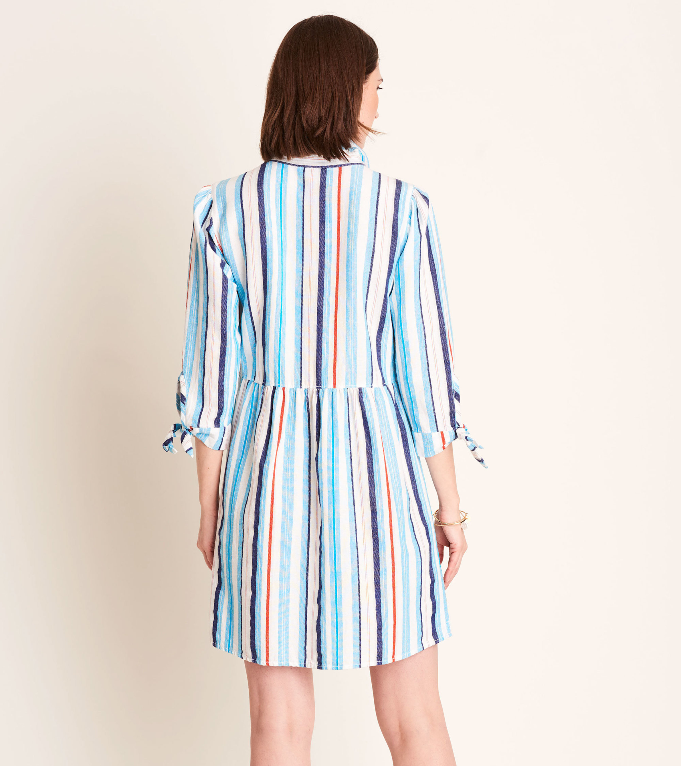 Caroline Dress - Multi Stripes - Hatley CA