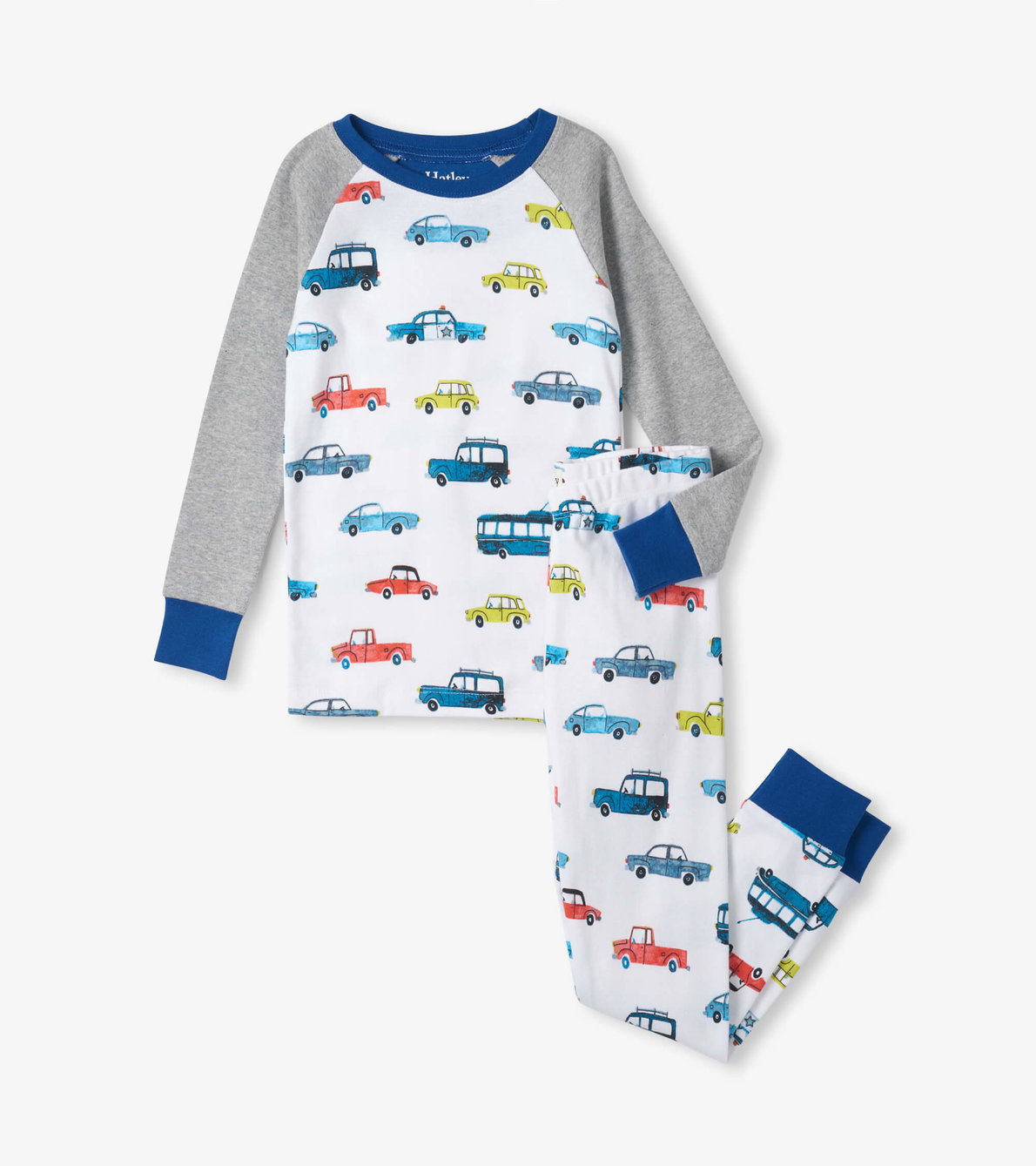 Agrandir l'image de Pyjama avec haut à manches raglan pour enfant – Balade en ville