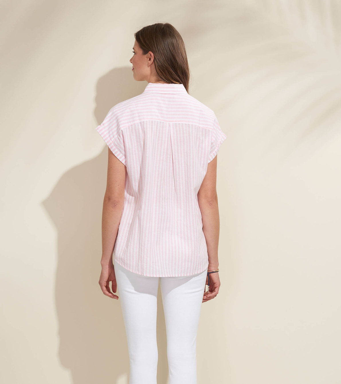 View larger image of Catherine Button-down Shirt - Malibu Pink