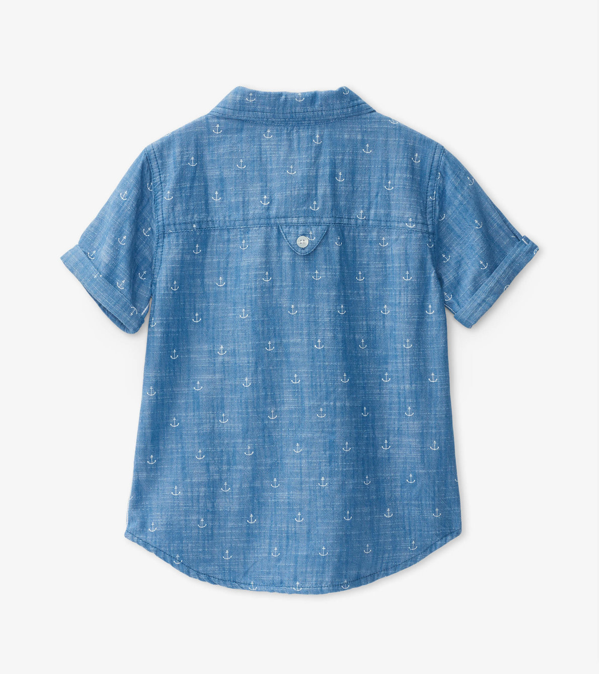 View larger image of Chambray Anchors Short Sleeve Button Down Shirt