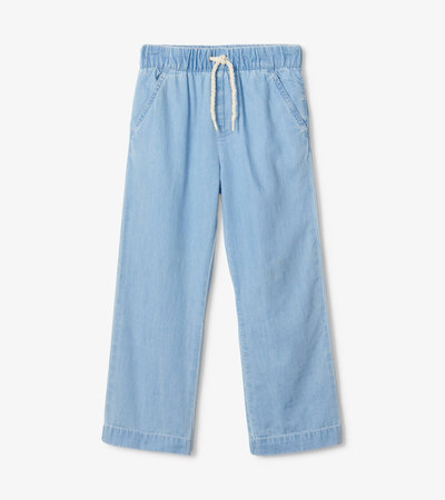 Chambray Relaxed Fit Pants