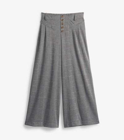 Charlie Wide Leg Trousers - Houndstooth