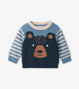 Cheerful Bear Baby Sweater