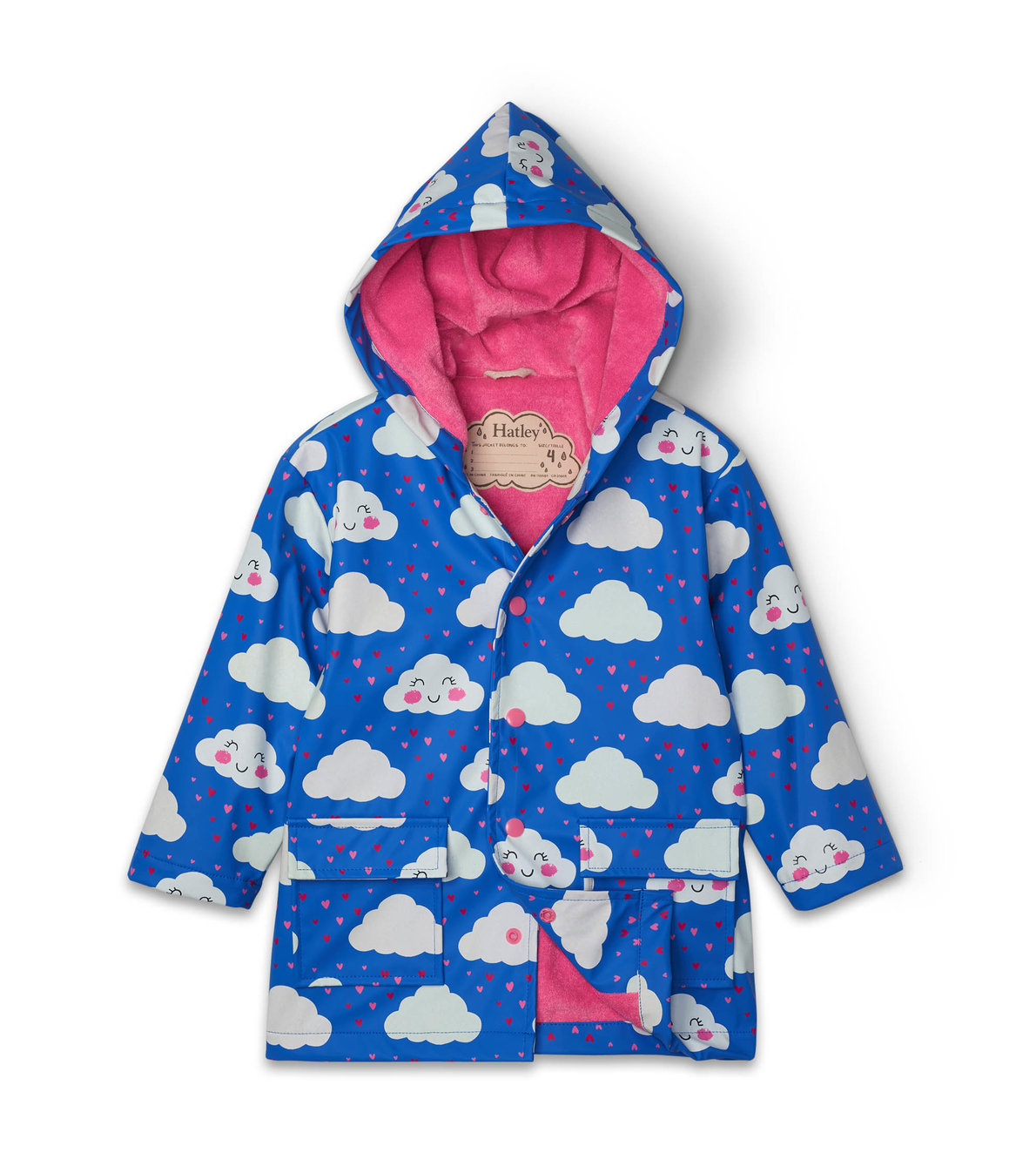 View larger image of Colour Changing Cheerful Clouds Raincoat