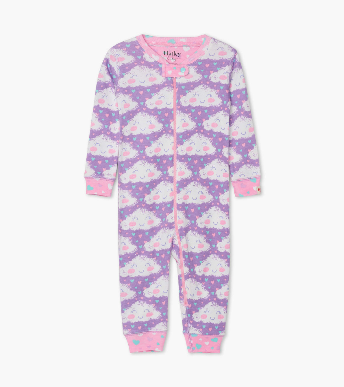 View larger image of Cheerful Clouds Organic Cotton Coverall