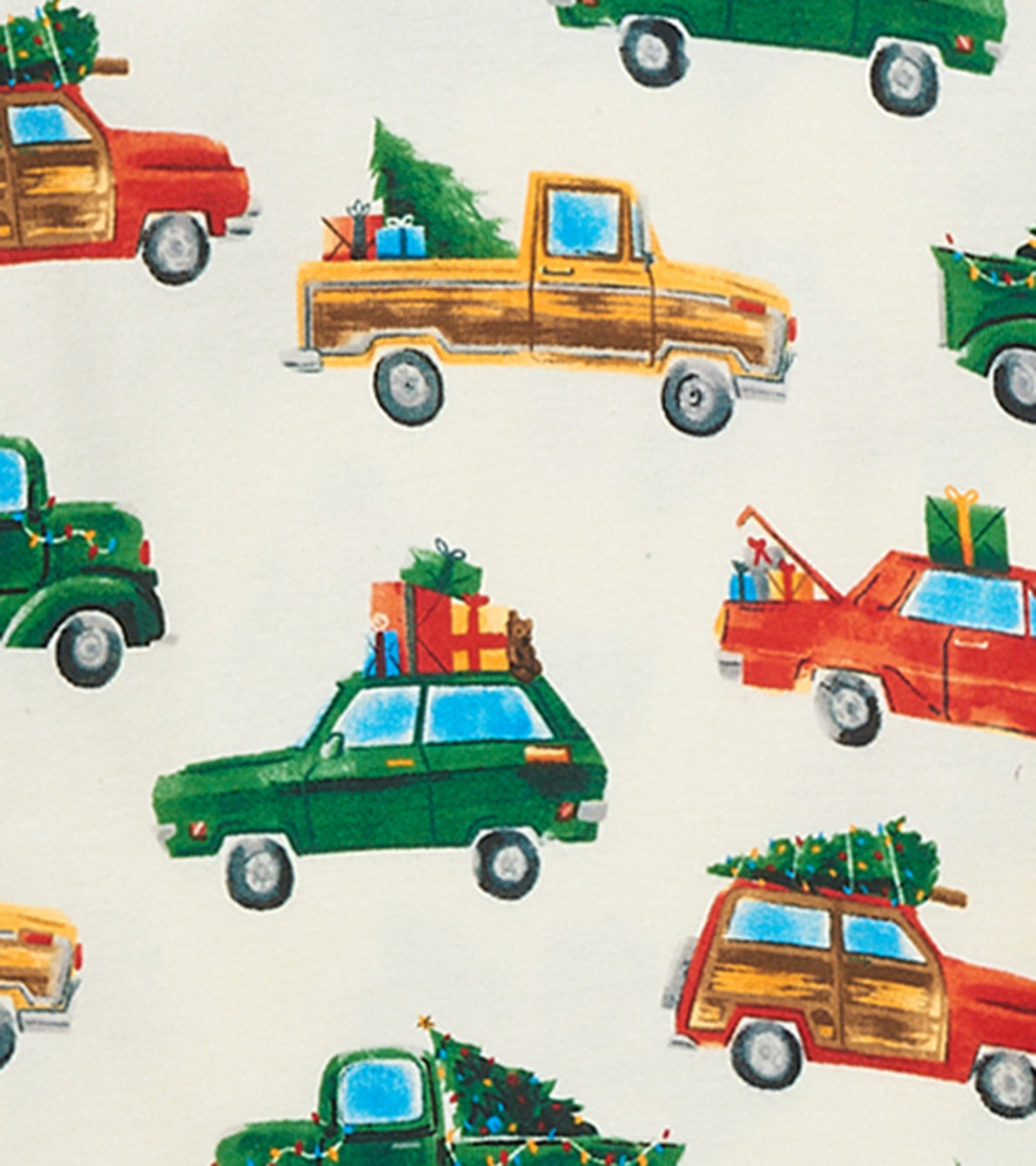 View larger image of Christmas Cars Kids Organic Cotton Pajama Set