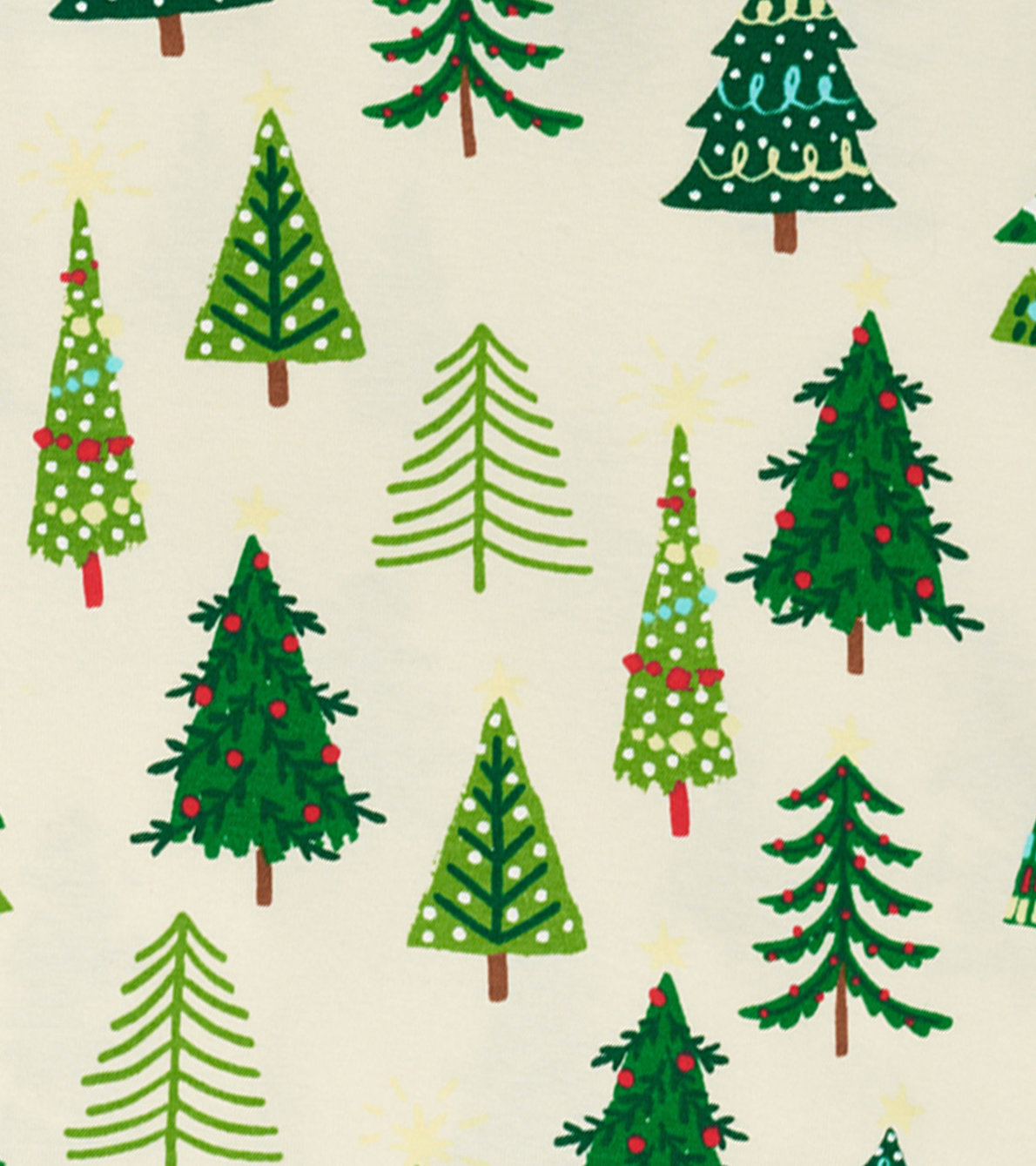 View larger image of Christmas Trees Glow In The Dark Men's Pajama Set