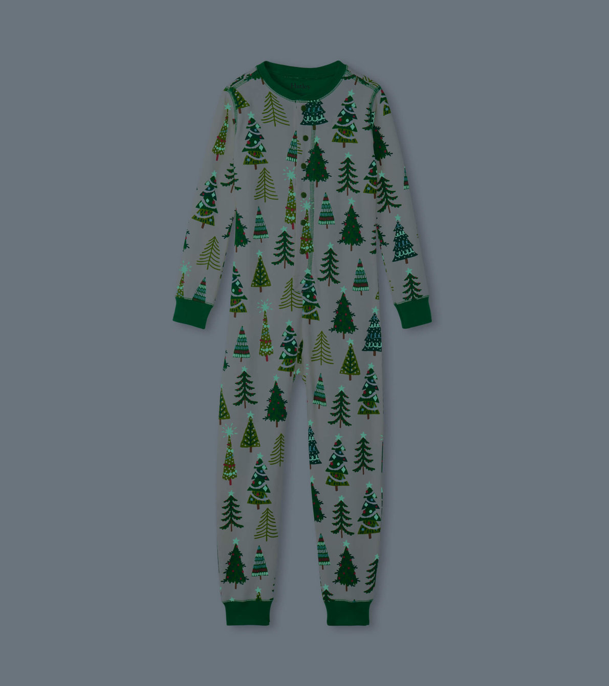 View larger image of Christmas Trees Glow In The Dark Onesie