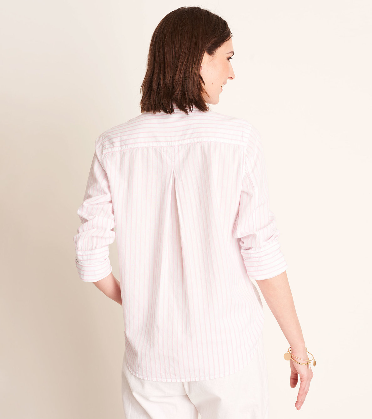 View larger image of Cindy Shirt - Pink Lemonade Stripes