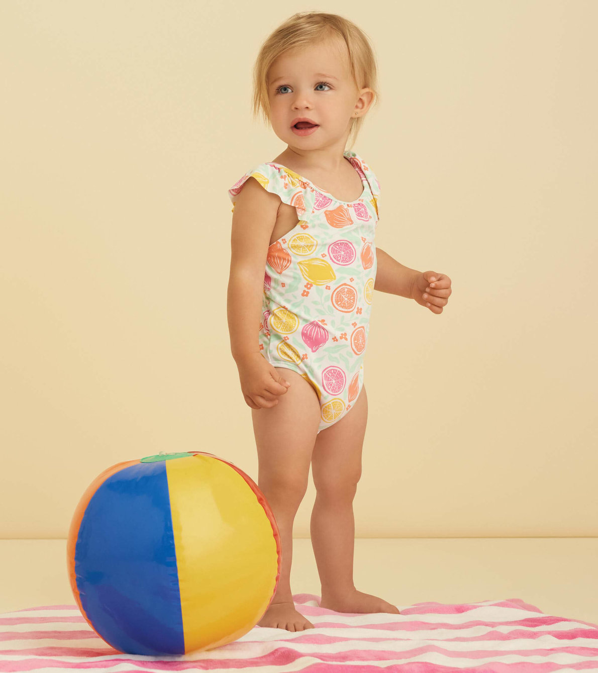View larger image of Citrus Baby Ruffle Swimsuit