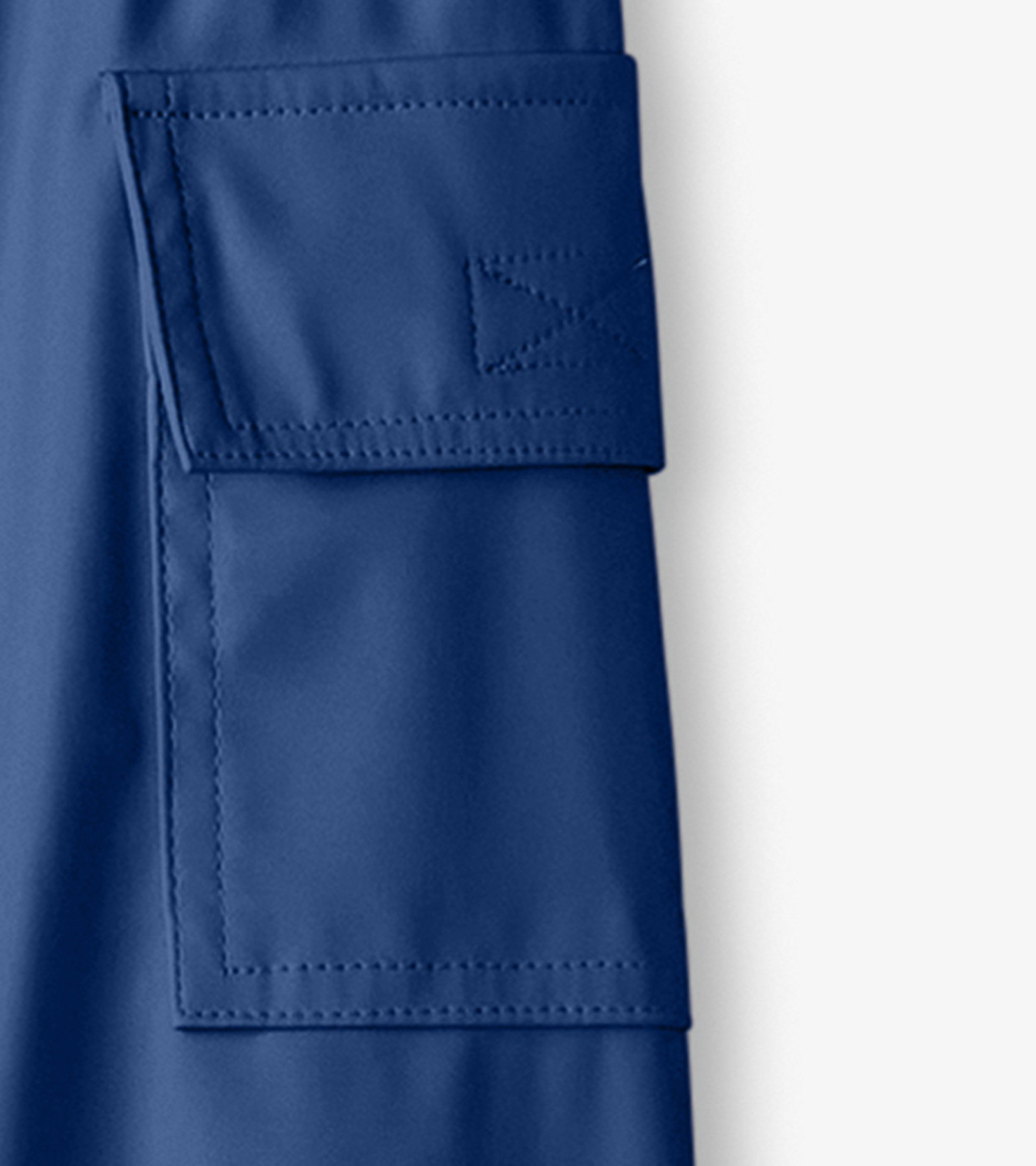 Long navy blue cargo trousers for boy Basics Boy | tuc tuc