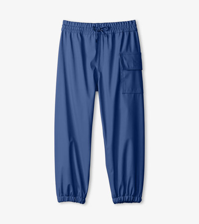 Huk Youth Packable Rain Pant - Navy Blue - Youth Small