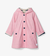 Classic Pink & Navy Kids Rain Jacket