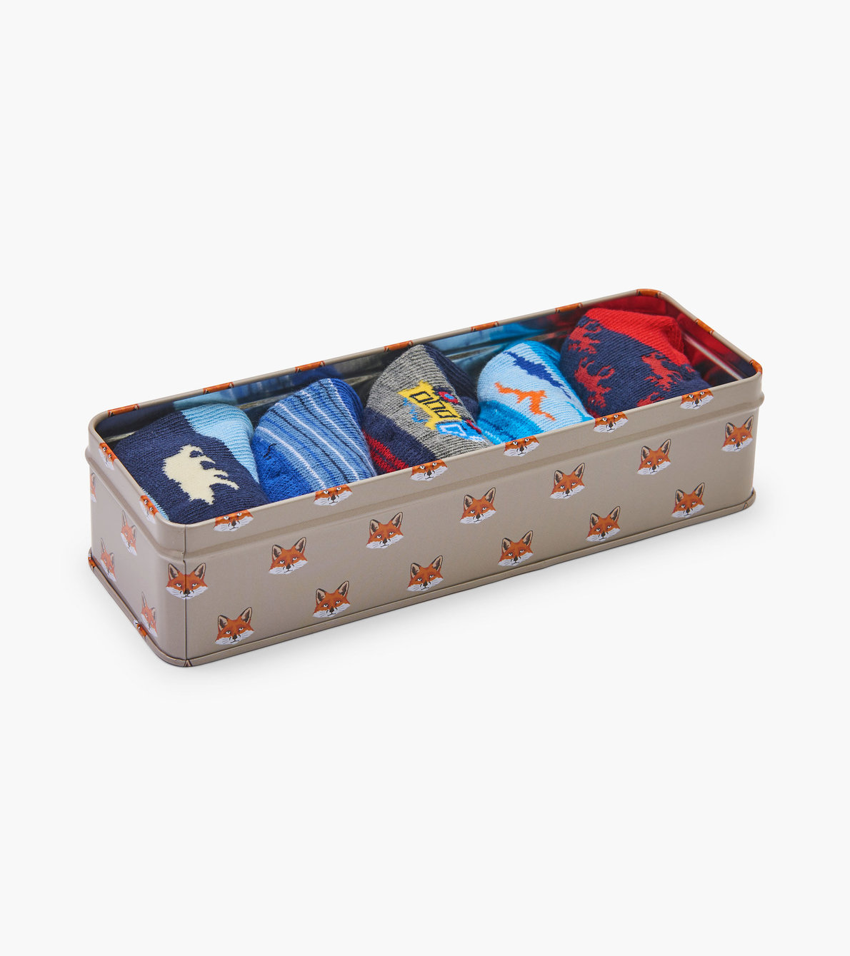 View larger image of Clever Fox Baby Crew Sock Gift Tin