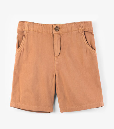 Coconut Brown Woven Shorts