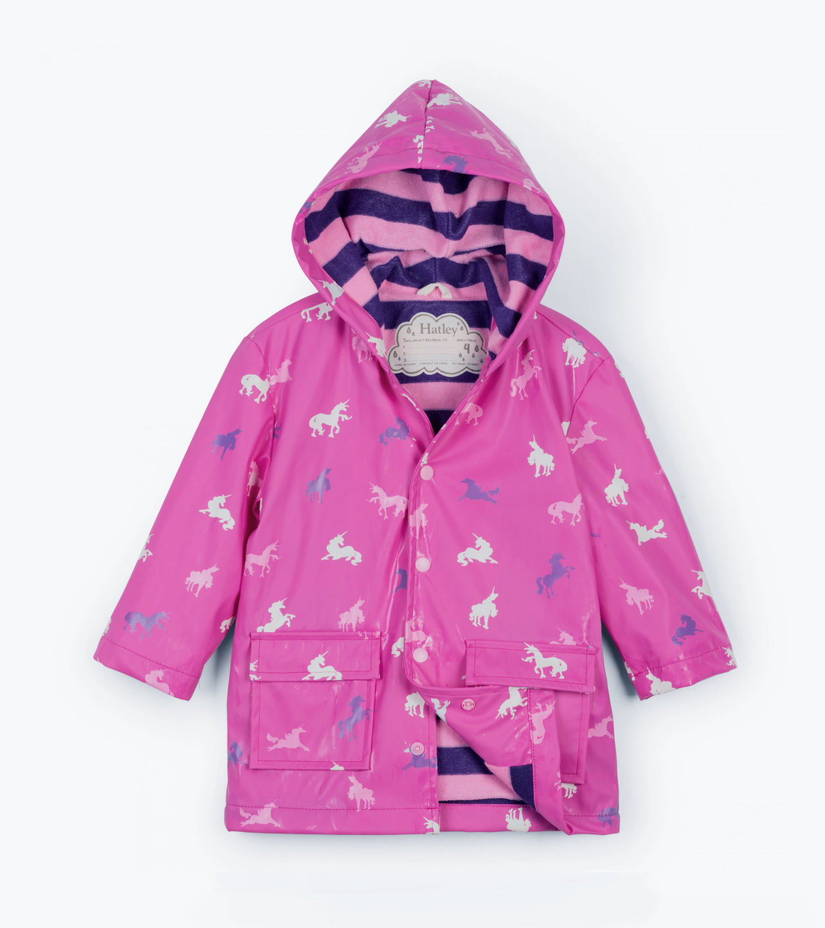 View larger image of Colour Changing Unicorn Silhouettes Raincoat