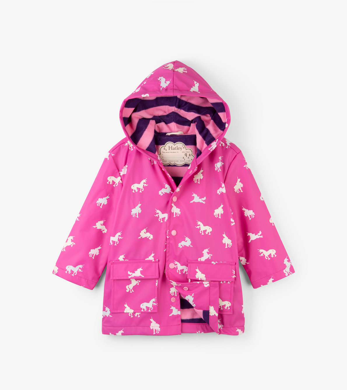 View larger image of Colour Changing Unicorn Silhouettes Raincoat