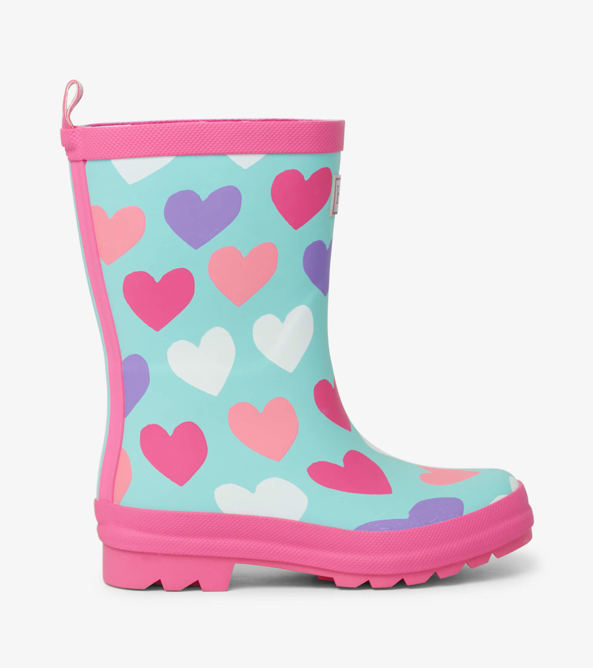 View larger image of Colourful Hearts Matte Rain Boots