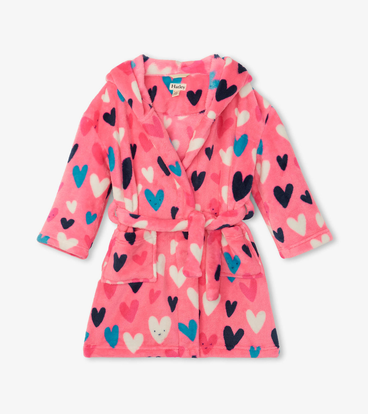 View larger image of Confetti Hearts Fleece Robe