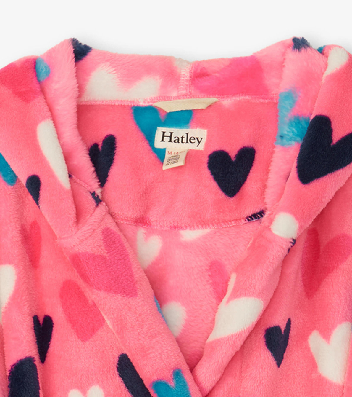 View larger image of Confetti Hearts Kids Fleece Robe