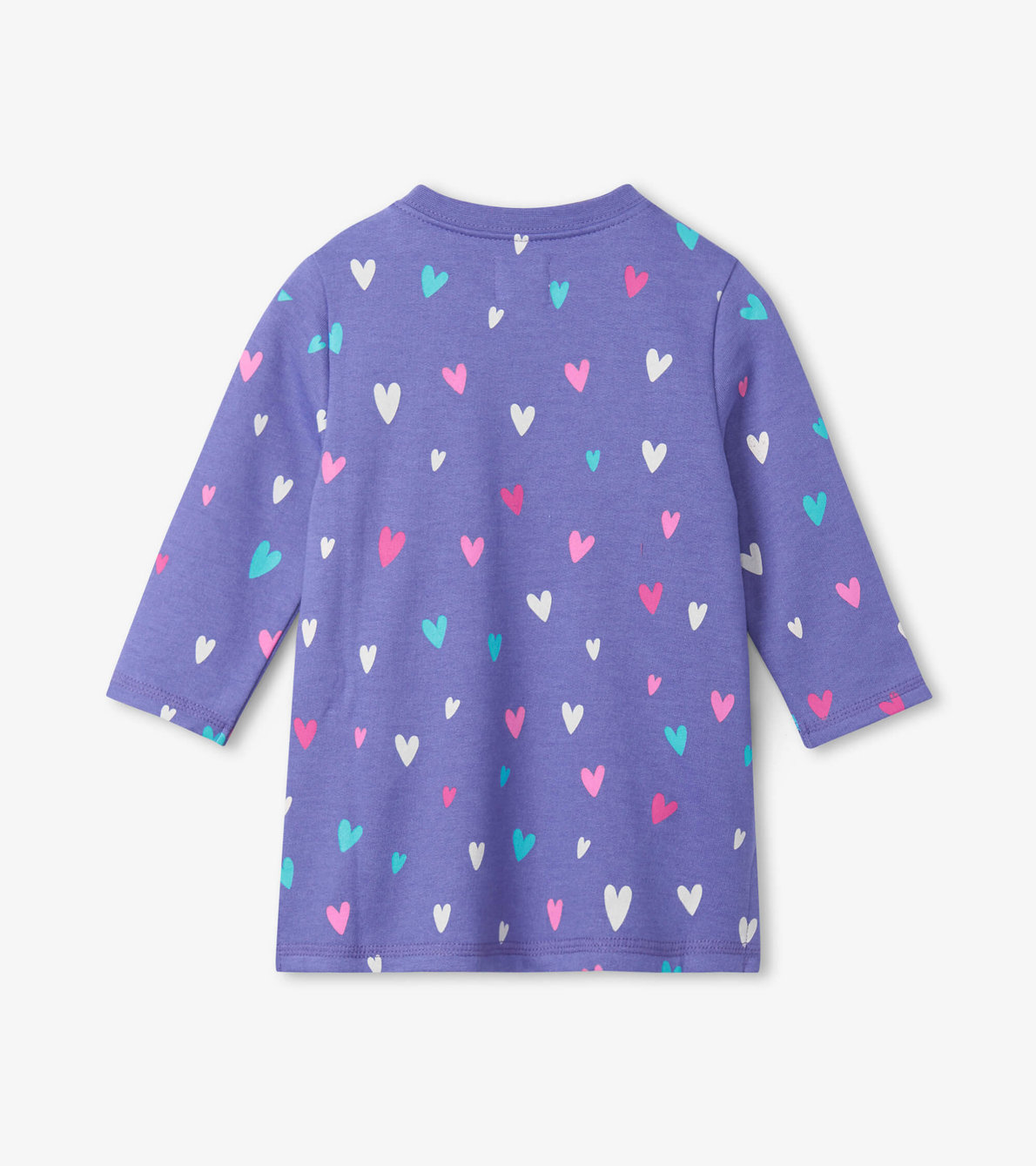 Agrandir l'image de Robe en jersey bouclette pour bébé – Confettis de cœurs