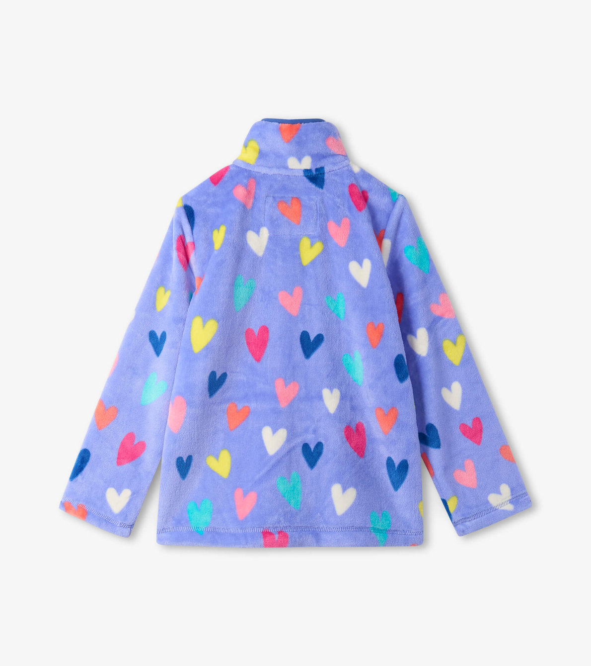 View larger image of Confetti Hearts Fuzzy Fleece Zip Up