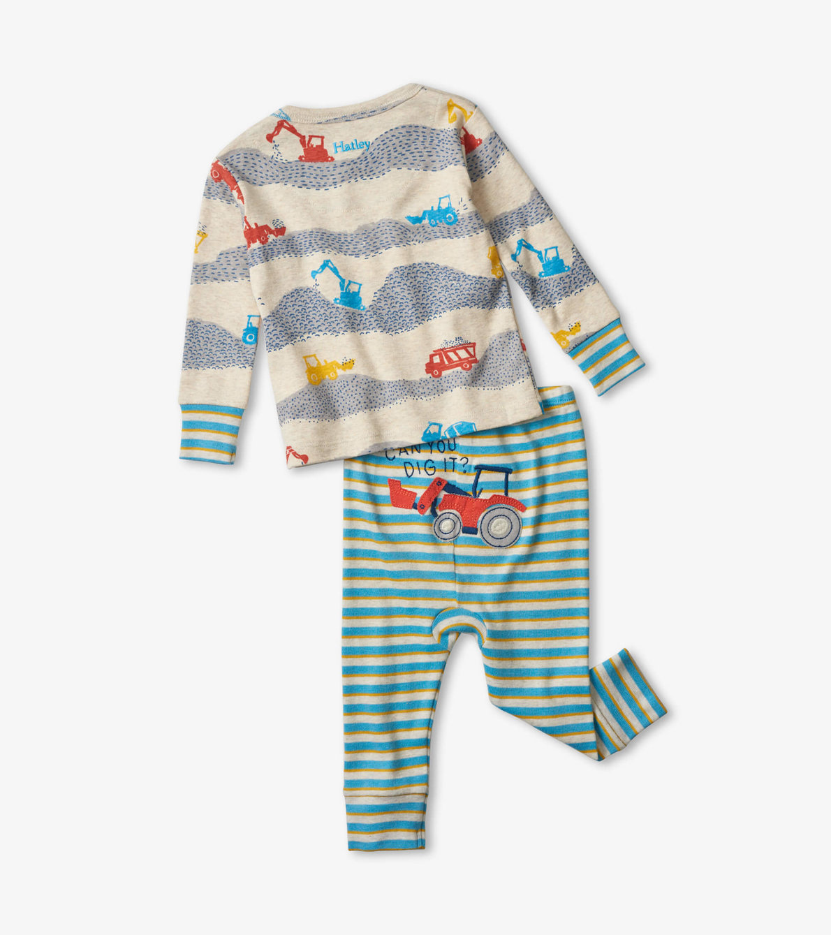 View larger image of Construction Site Organic Cotton Baby Pajama Set