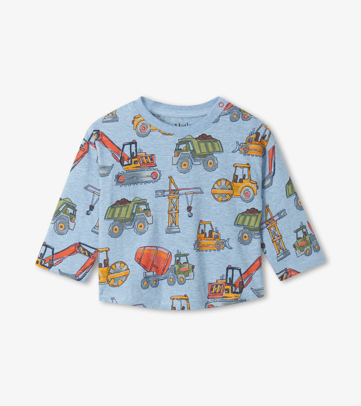 View larger image of Construction Trucks Long Sleeve Baby Tee