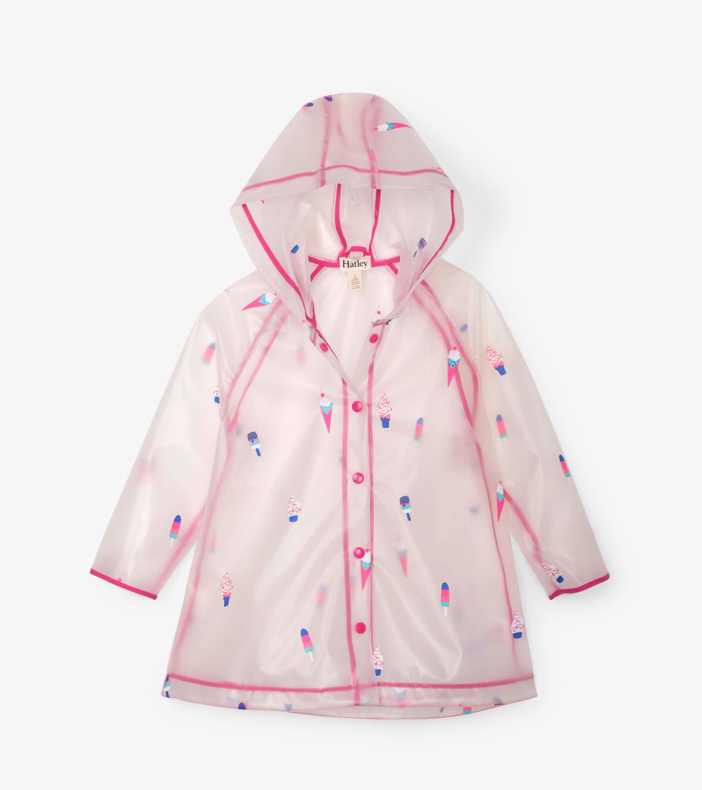 Transparent raincoat for small handbags