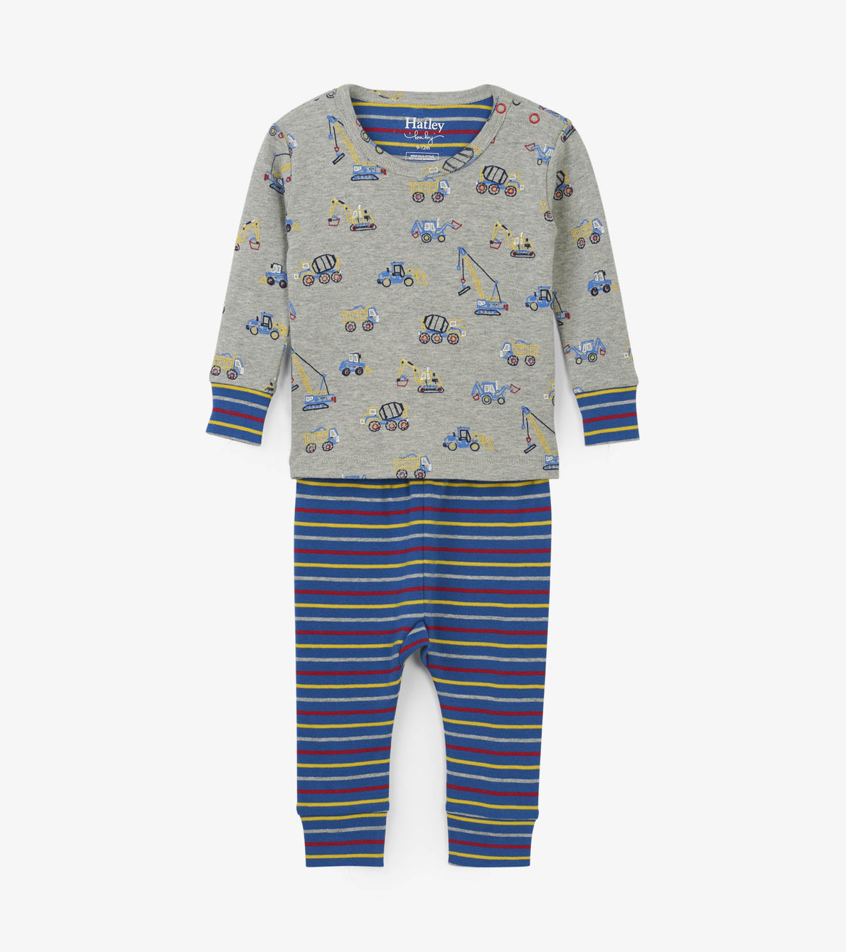 View larger image of Crayon Construction Organic Cotton Baby Pajama Set