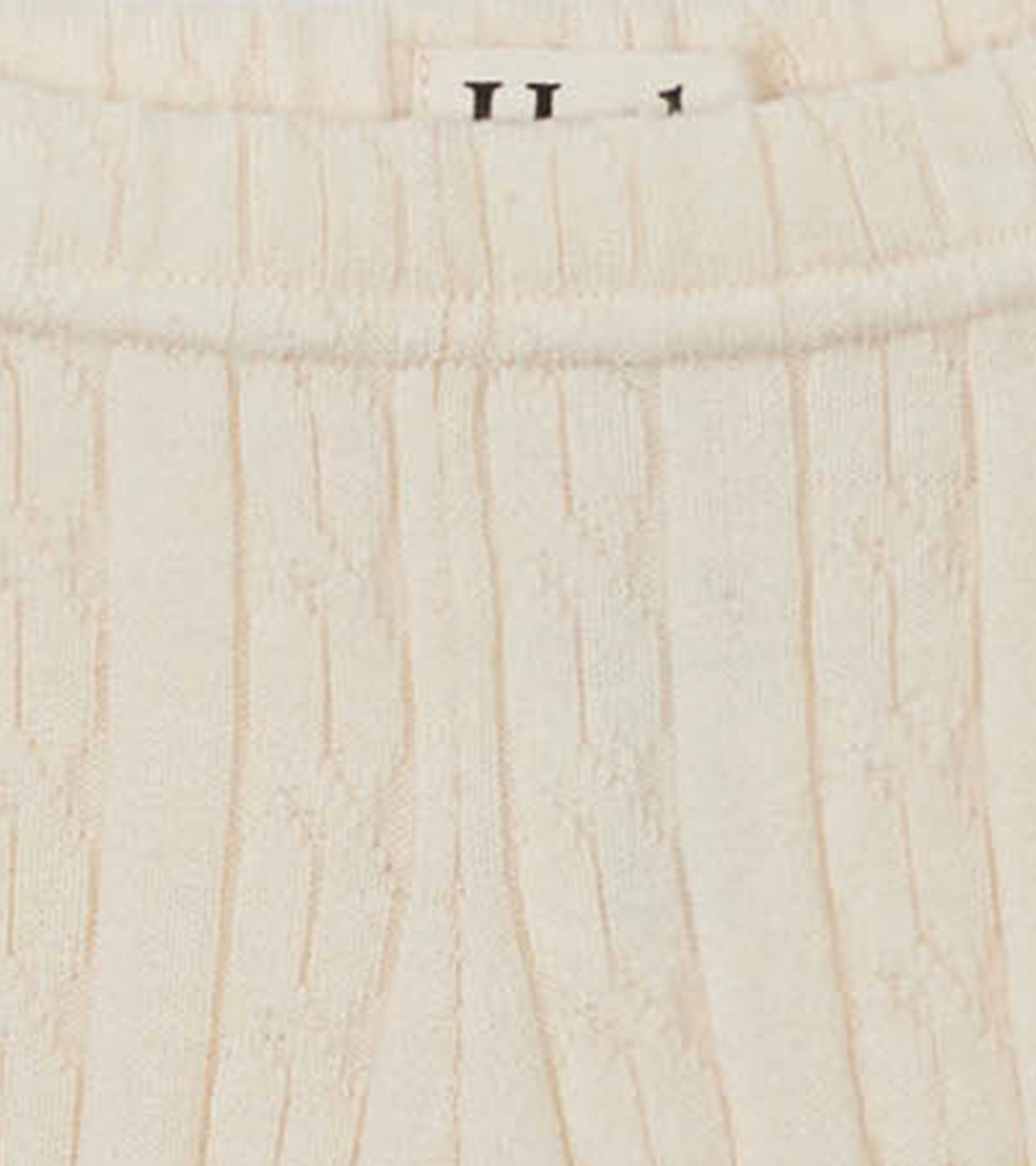 Agrandir l'image de Collant sans pieds en tricot torsadé pour bébé – Crème