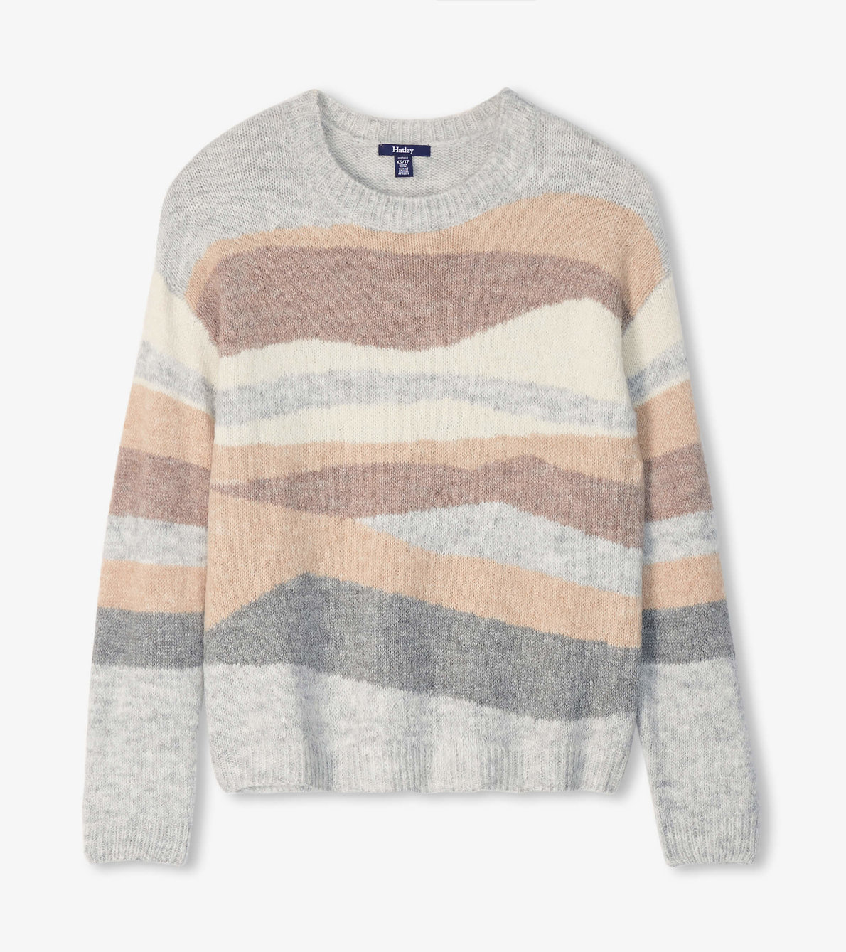 View larger image of Crew Neck Pullover - Mountain Stripes