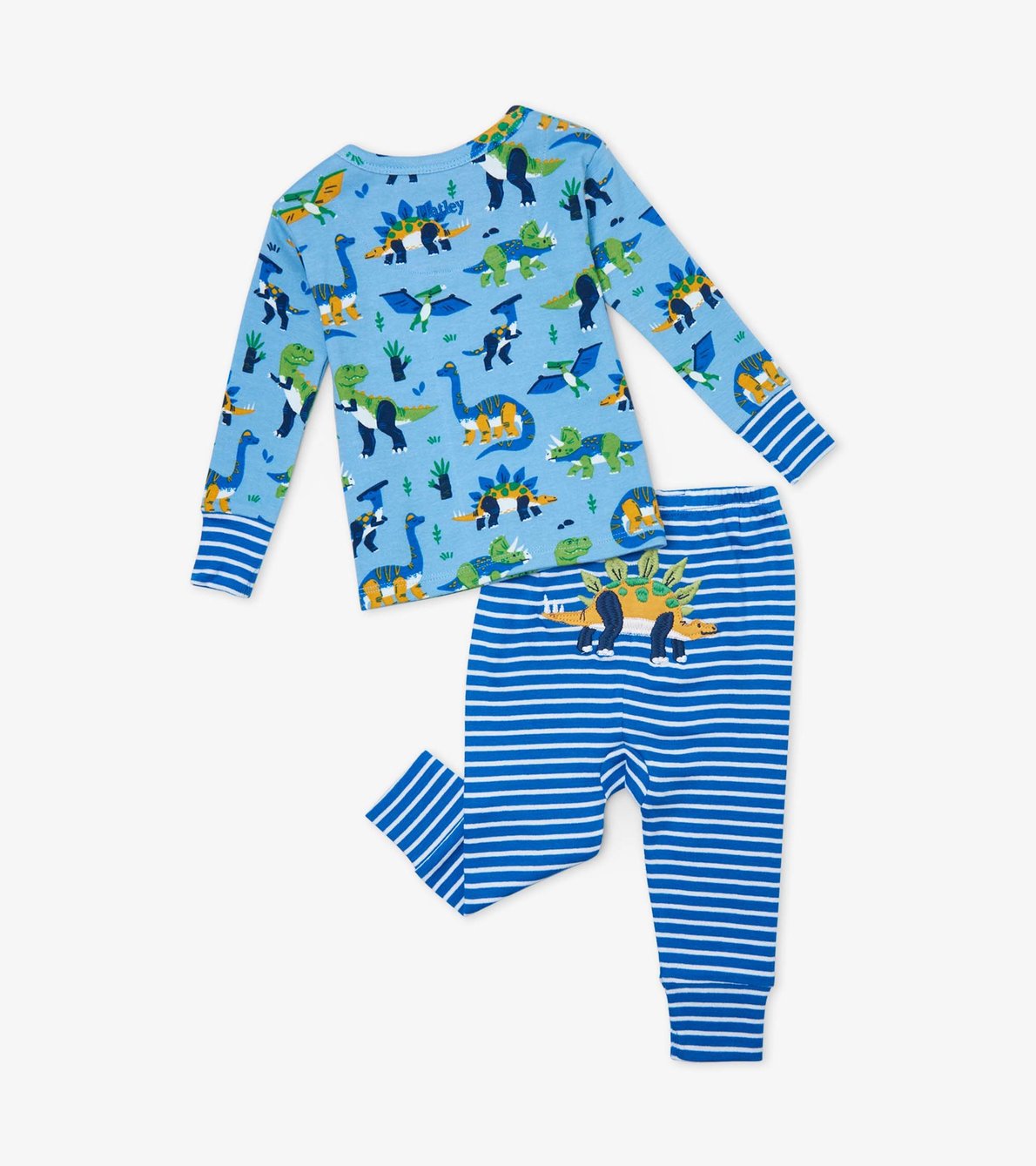 Agrandir l'image de Pyjama en coton biologique pour bébé – Curieux dinosaures