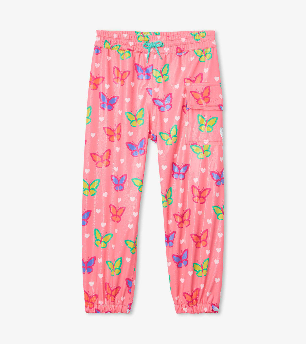 View larger image of Dainty Butterflies Colour Changing Kids Rain Pants
