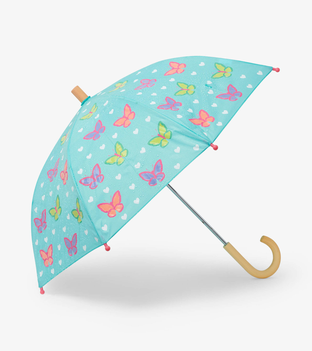Agrandir l'image de Parapluie à couleur changeante – Papillons délicats