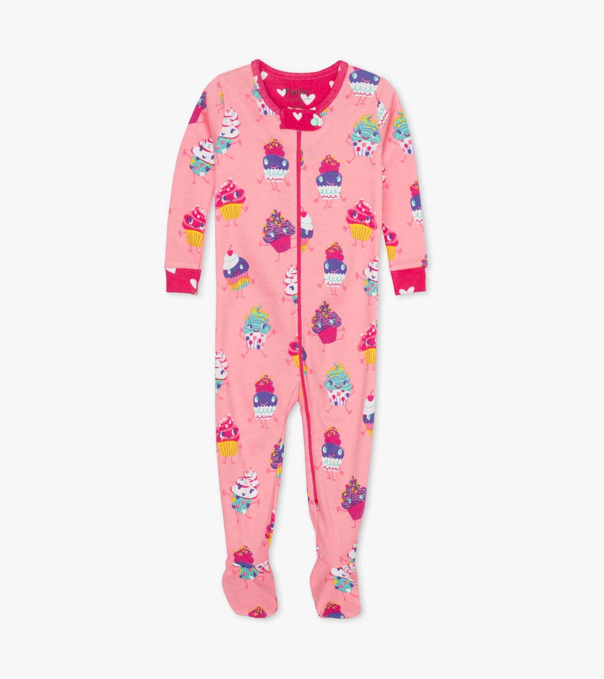 View larger image of Dancing Cupcakes Organic Cotton Footed Coverall