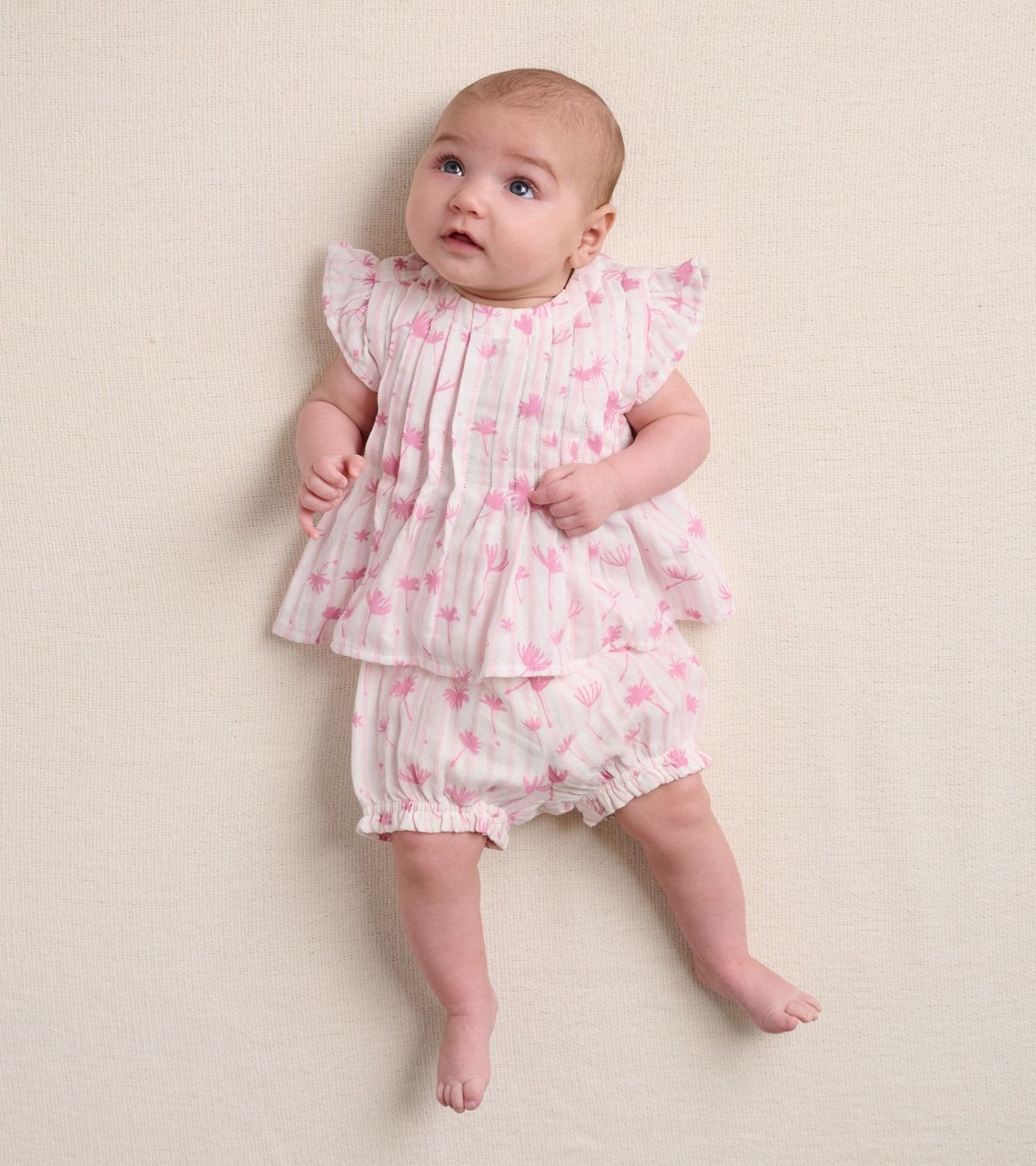 View larger image of Dandelion Dust Baby Pin Tuck Top And Bloomer Set