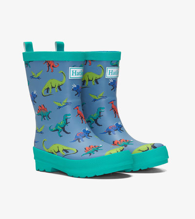 Dangerous Dinos Matte Rain Boots
