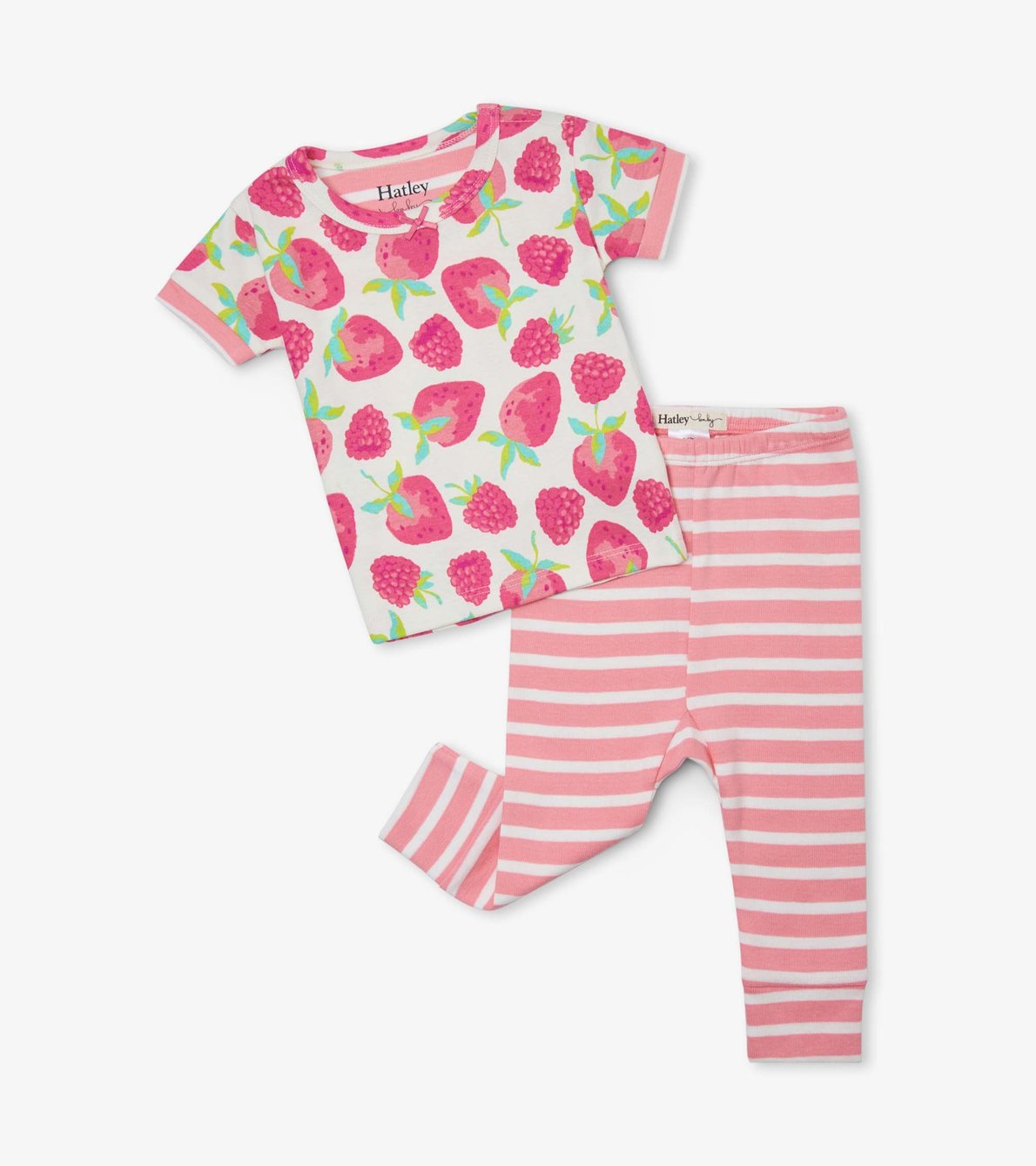 Agrandir l'image de Pyjama à manches courtes pour bébé – Petits fruits frais