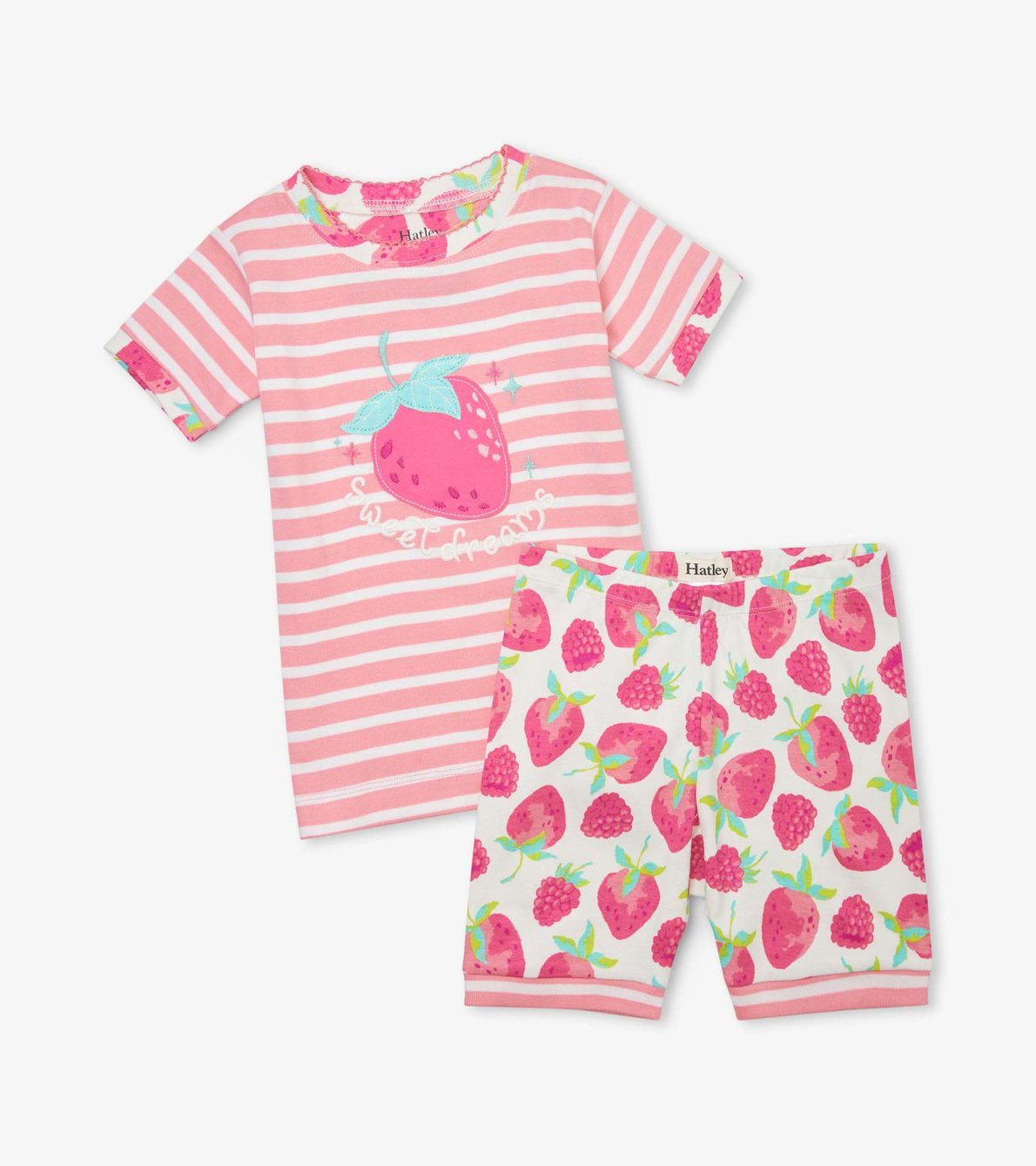View larger image of Delicious Berries Organic Cotton Short Pajama Set