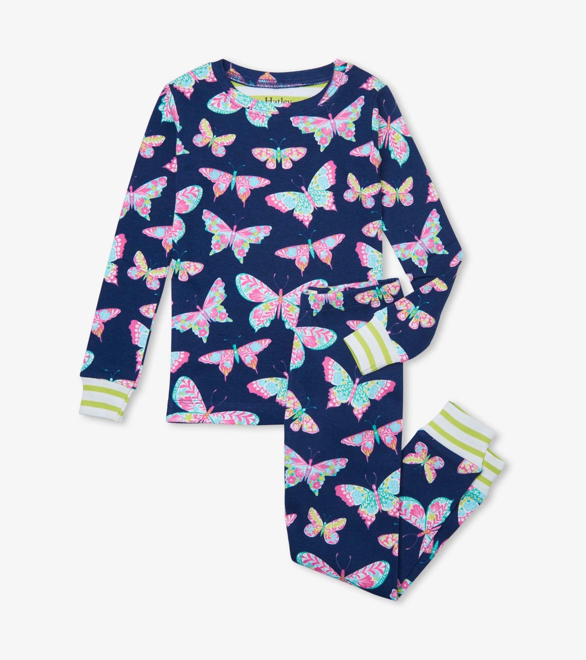 View larger image of Delightful Butterflies Organic Cotton Pajama Set