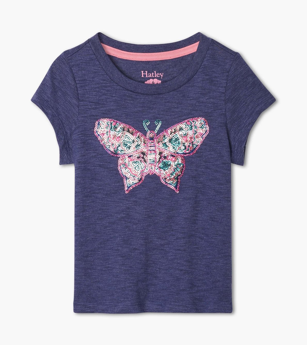 Agrandir l'image de T-shirt à imprimé – Papillons doux