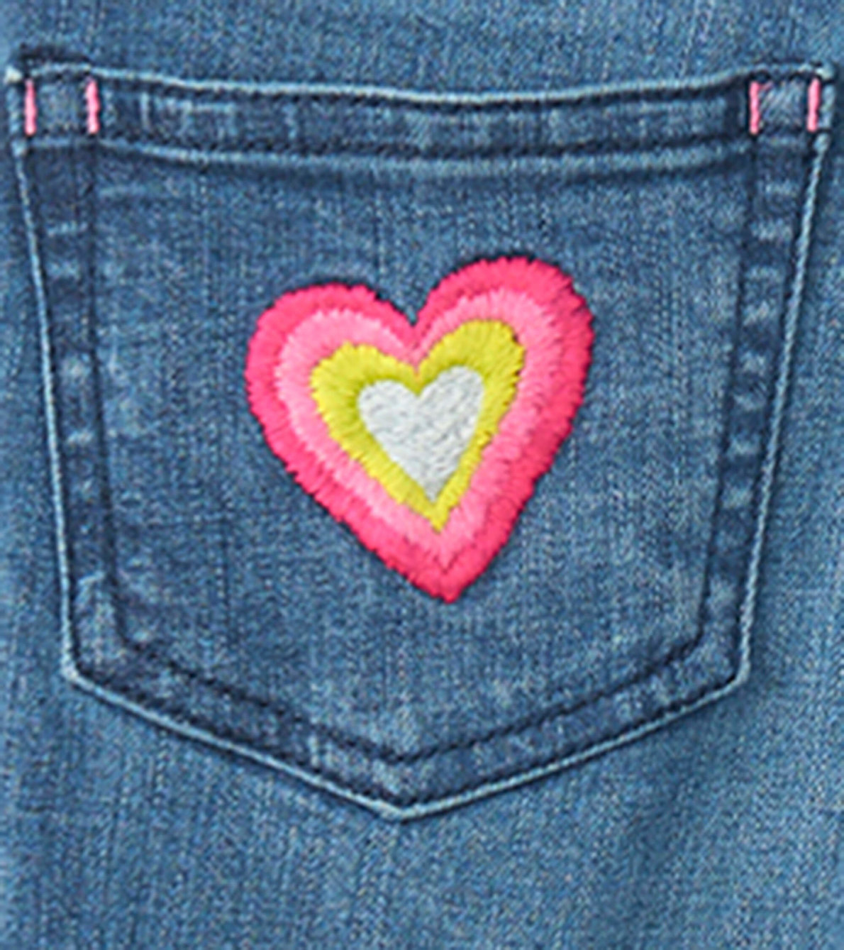 View larger image of Girls Denim Stretch Classic Overalls