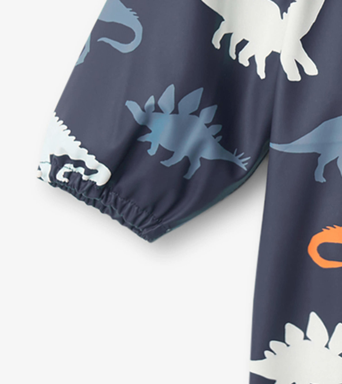 Agrandir l'image de Combinaison imperméable à couleur changeante doublée en sherpa pour bébé – Silhouettes de dinosaures