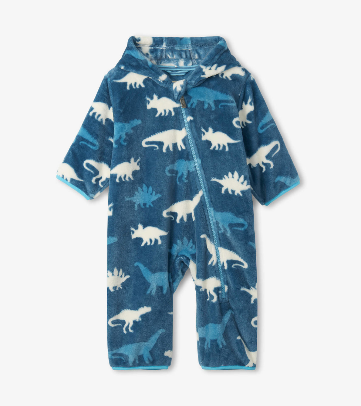 View larger image of Dino Silhouettes Fuzzy Fleece Baby Bundler